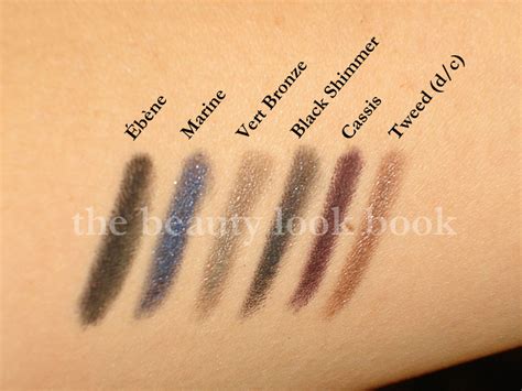 chanel eyeliner swatches 20q9|Chanel eyeliner reviews.